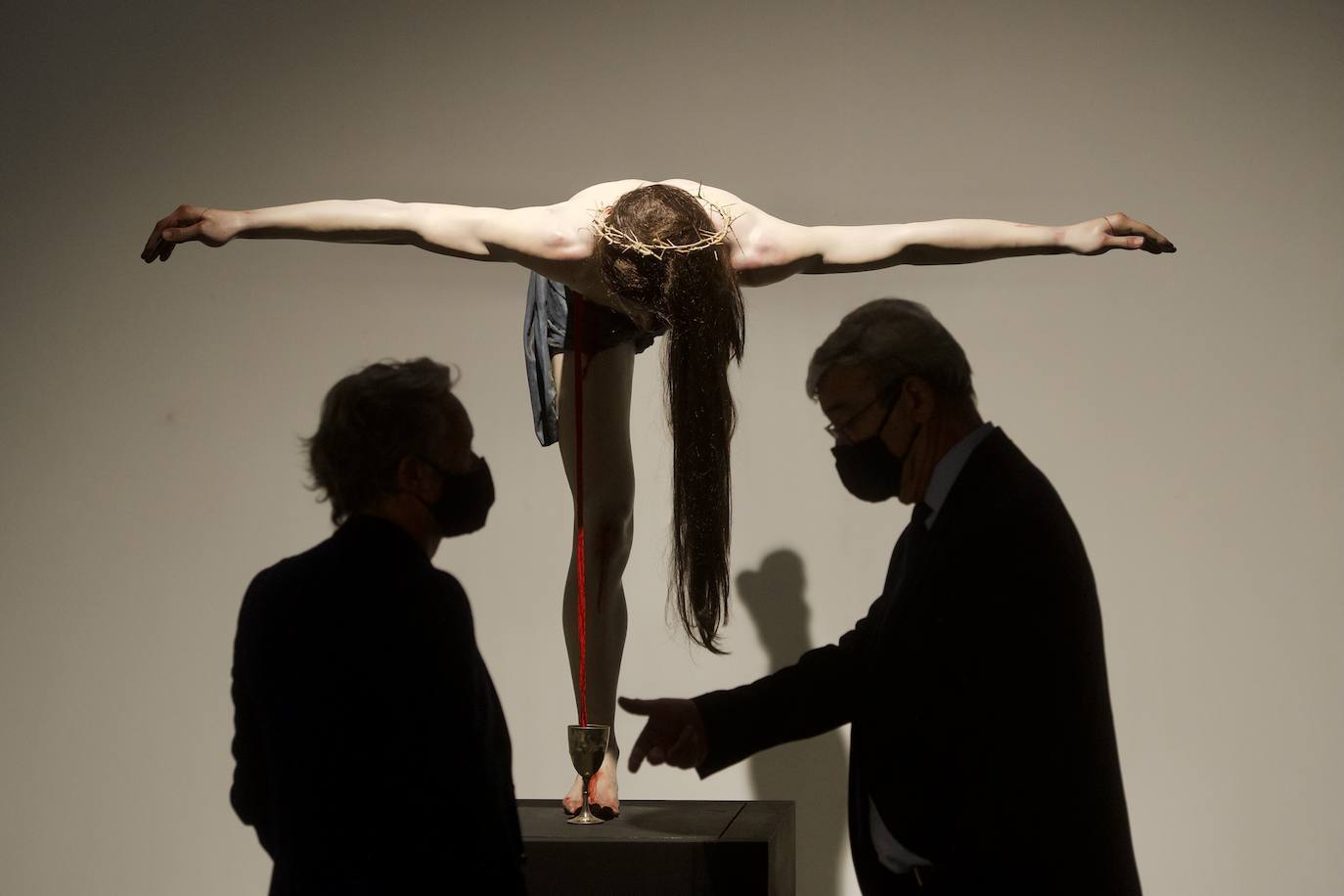 Fotos: Un Cristo «brutal» de Santiago Ydáñez