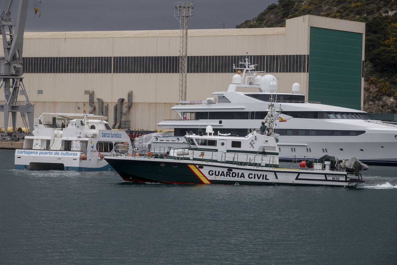 Fotos: Los Reyes asisten al acto de la puesta a flote del submarino &#039;Isaac Peral&#039; en Cartagena