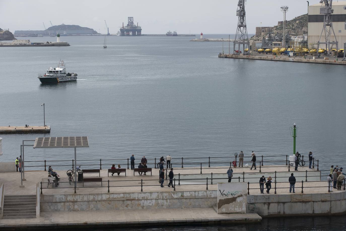 Fotos: Los Reyes asisten al acto de la puesta a flote del submarino &#039;Isaac Peral&#039; en Cartagena