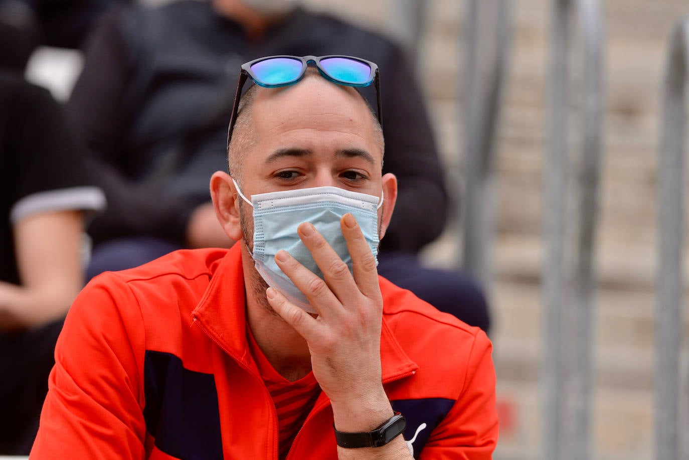 Fotos: Las mejores imágenes de la afición del Murcia durante el encuentro ante el Linense
