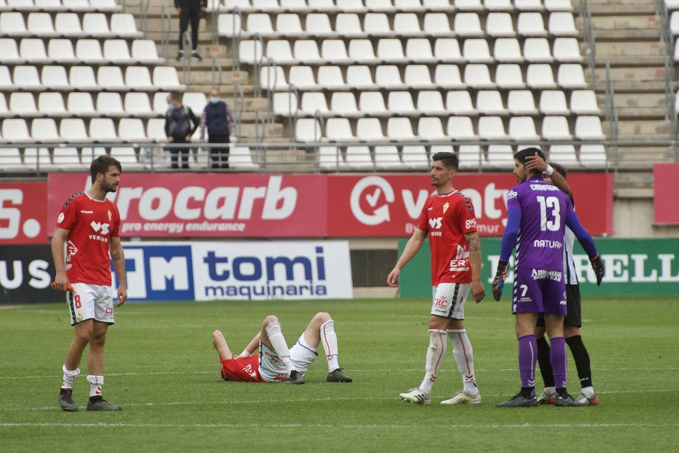 Fotos: El empate del Real Murcia ante el Linense, en imágenes