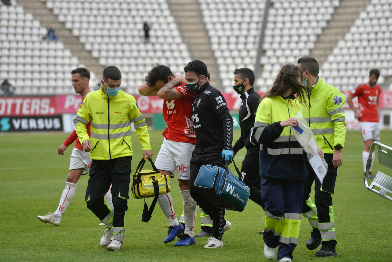 Fotos: El empate del Real Murcia ante el Linense, en imágenes