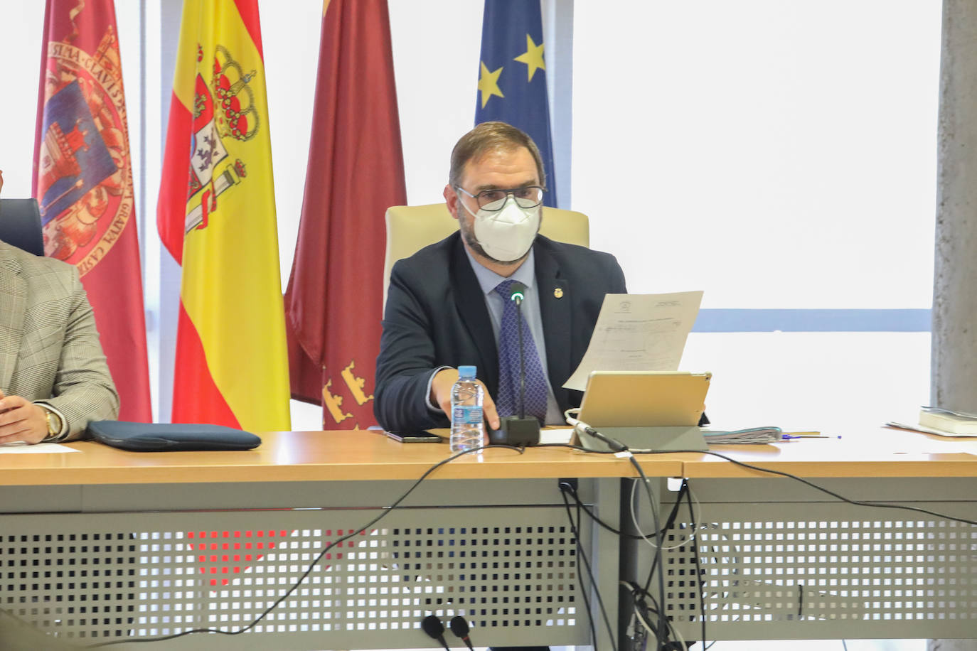 Fotos: PSOE y PP se unen en el Pleno de Lorca en defensa del Trasvase Tajo-Segura