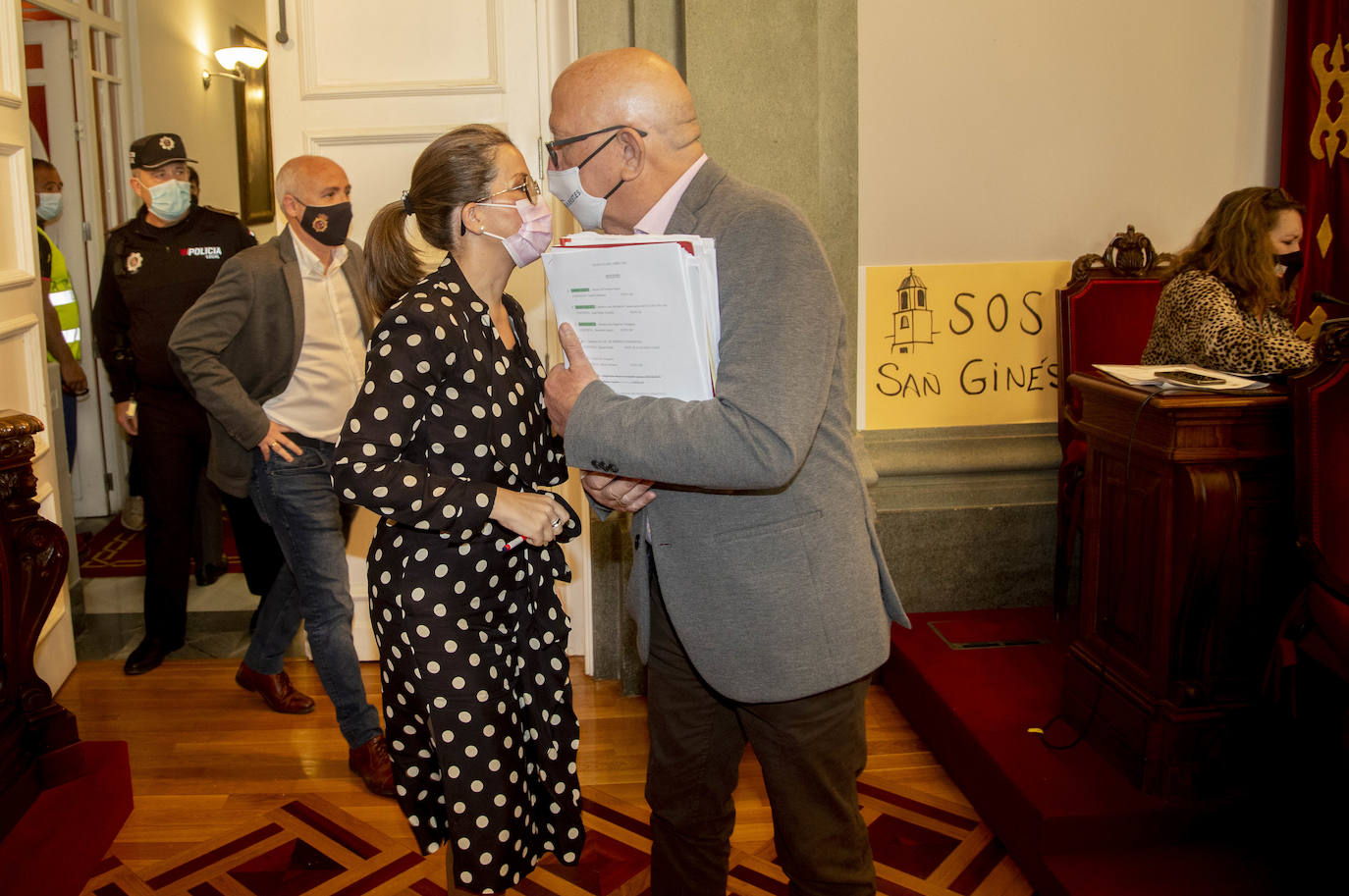 Fotos: Pleno en el Ayuntamiento de Cartagena