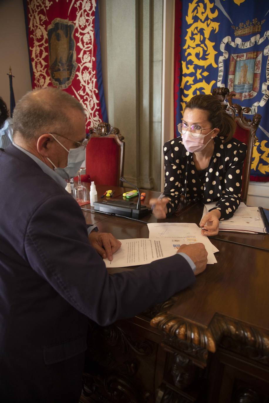 Fotos: Pleno en el Ayuntamiento de Cartagena