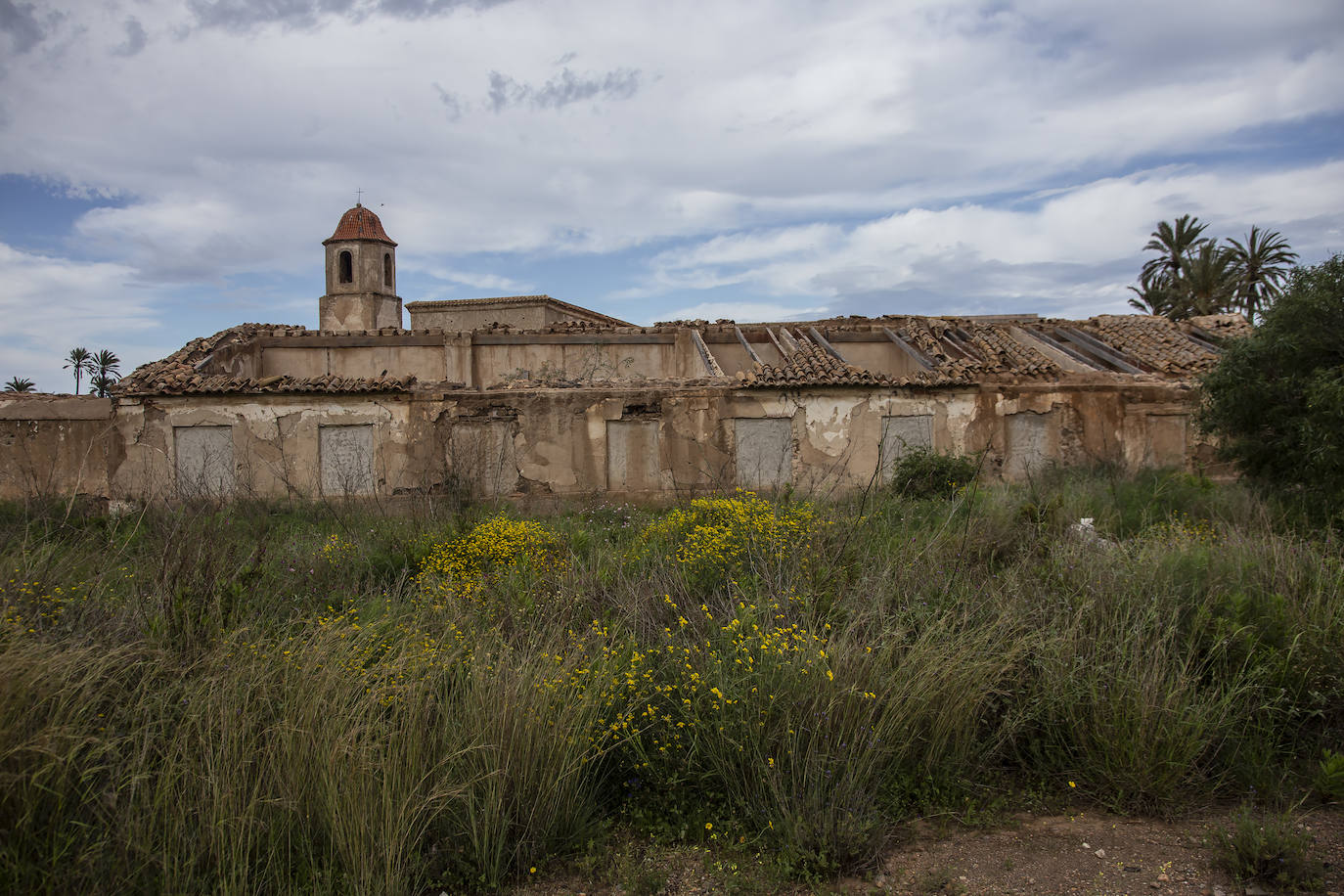 Fotos: Castejón exigirá a Hansa la restauración de San Ginés de la Jara tras un parón de 3 años
