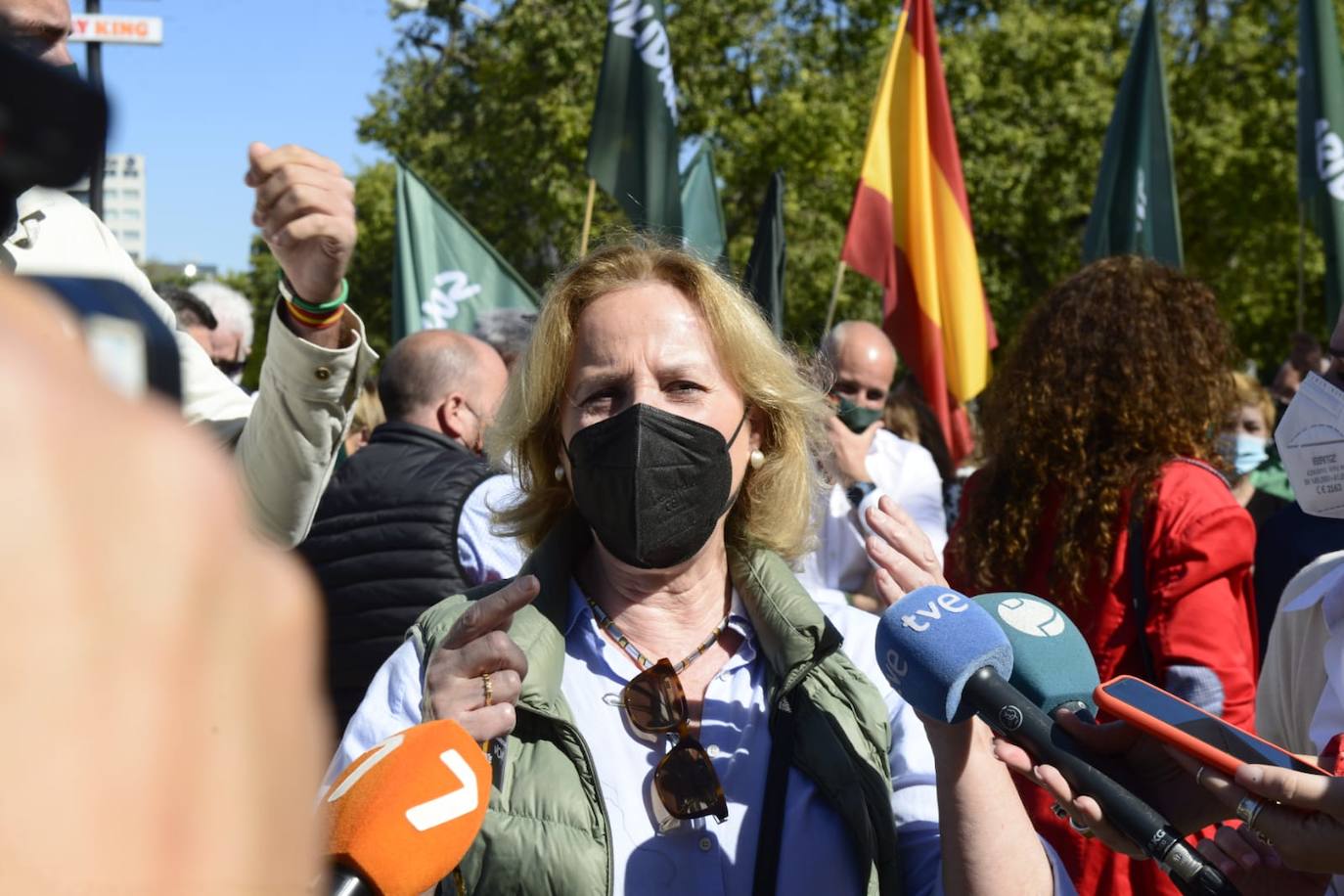 Fotos: Manifestación de Vox y el sindicato Solidaridad &quot;en defensa de los trabajadores&quot;, este sábado en Murcia