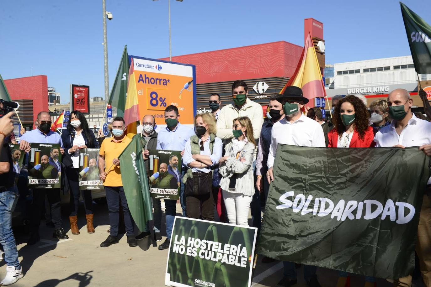 Fotos: Manifestación de Vox y el sindicato Solidaridad &quot;en defensa de los trabajadores&quot;, este sábado en Murcia