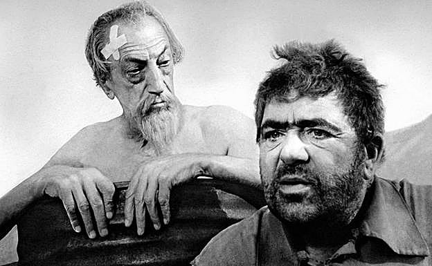 'Don Quixote' (1992). Dirección y guión: Orson Welles, Jesús Franco. Francisco Reiguera y Akim Tamiroff en el reparto.