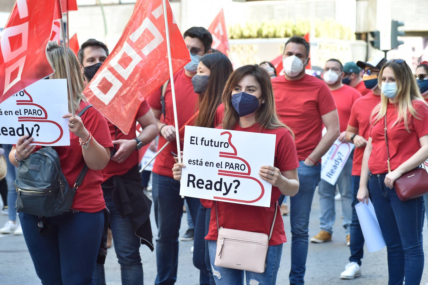 Fotos: Manifestación del Primero de Mayo en Murcia