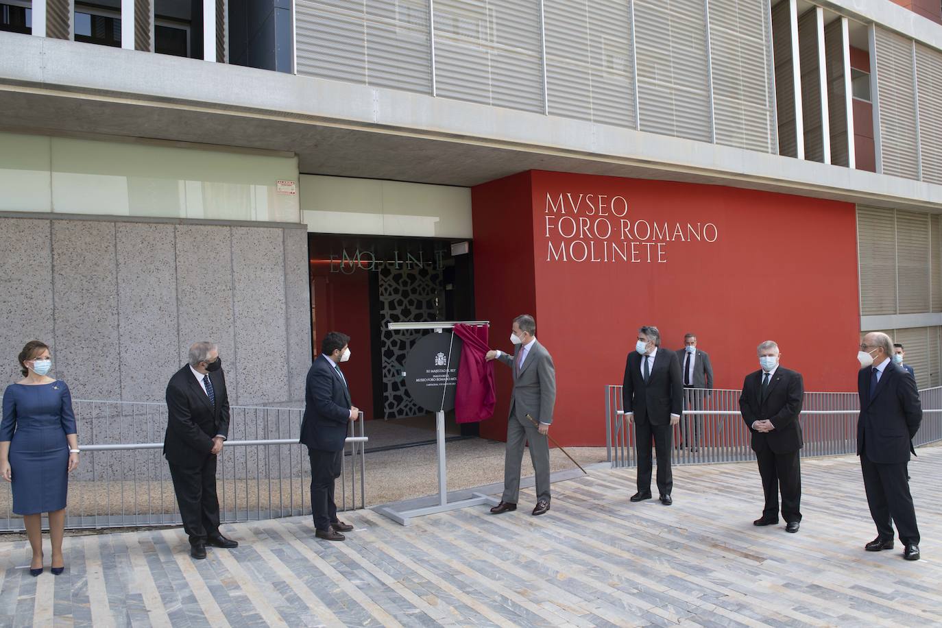 Fotos: El Rey Felipe VI inaugura el Museo del Foro Romano de Cartagena, en imágenes