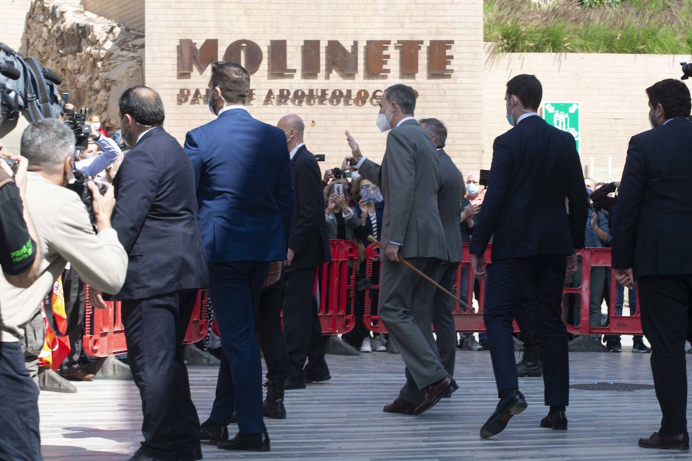 Fotos: El Rey Felipe VI inaugura el Museo del Foro Romano de Cartagena, en imágenes