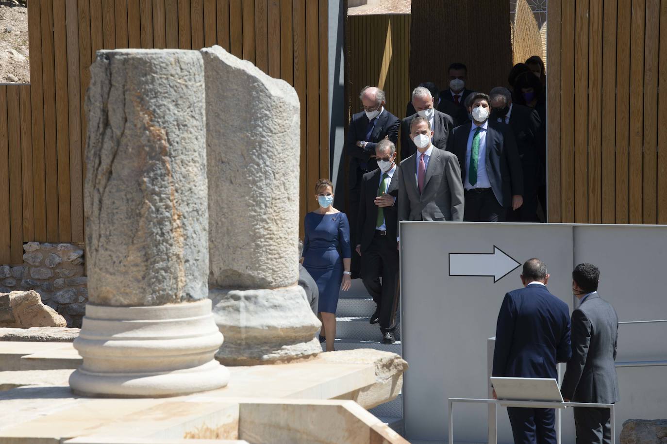 Fotos: El Rey Felipe VI inaugura el Museo del Foro Romano de Cartagena, en imágenes