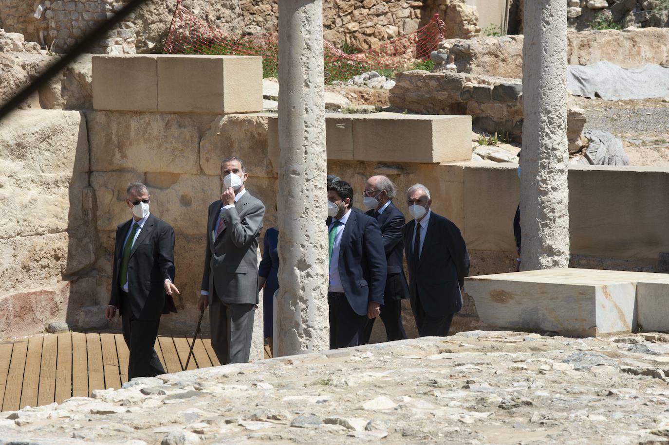 Fotos: El Rey Felipe VI inaugura el Museo del Foro Romano de Cartagena, en imágenes