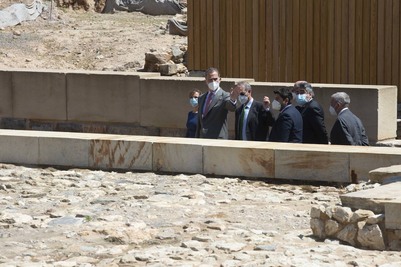 Fotos: El Rey Felipe VI inaugura el Museo del Foro Romano de Cartagena, en imágenes