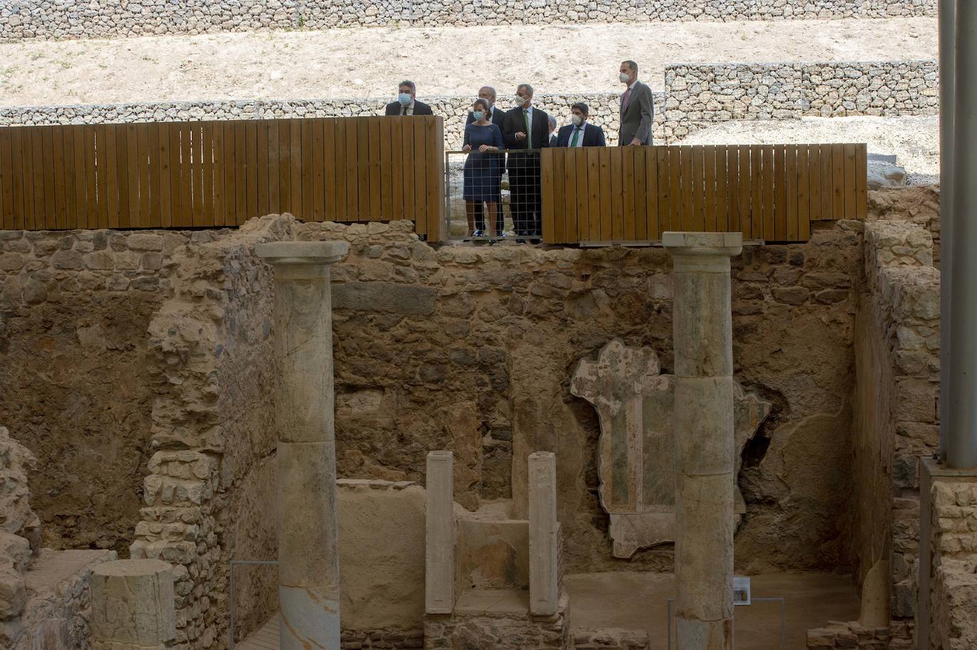 Fotos: El Rey Felipe VI inaugura el Museo del Foro Romano de Cartagena, en imágenes