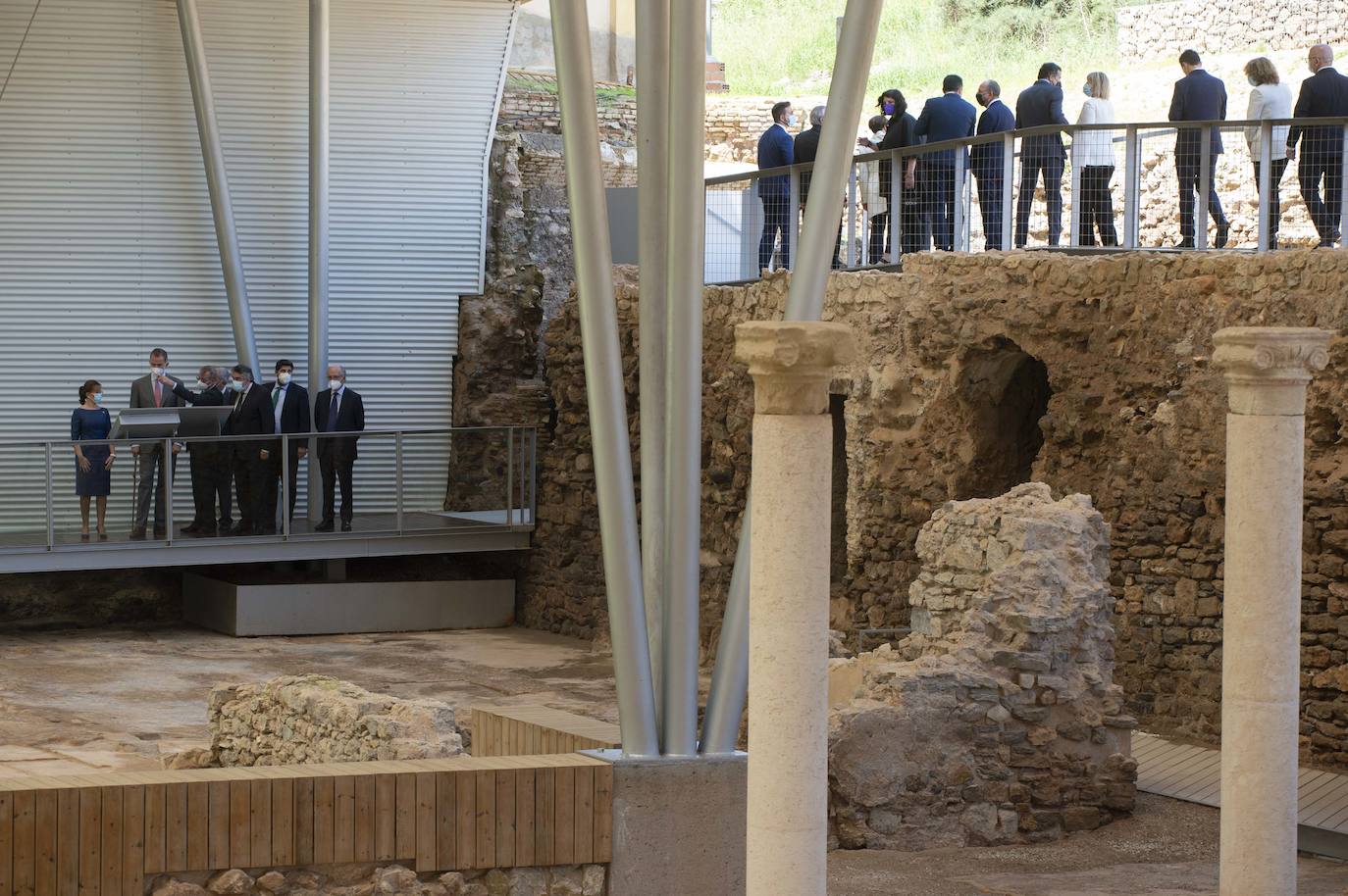 Fotos: El Rey Felipe VI inaugura el Museo del Foro Romano de Cartagena, en imágenes