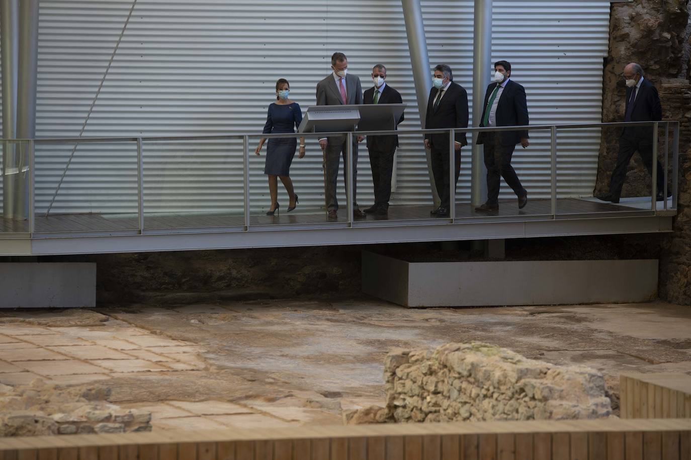 Fotos: El Rey Felipe VI inaugura el Museo del Foro Romano de Cartagena, en imágenes