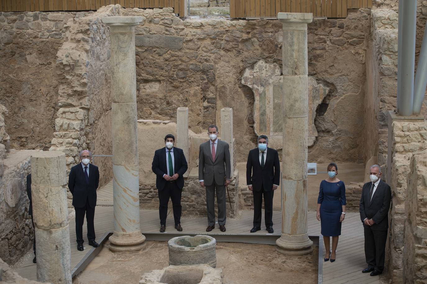 Fotos: El Rey Felipe VI inaugura el Museo del Foro Romano de Cartagena, en imágenes