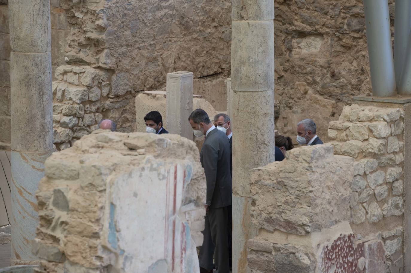 Fotos: El Rey Felipe VI inaugura el Museo del Foro Romano de Cartagena, en imágenes