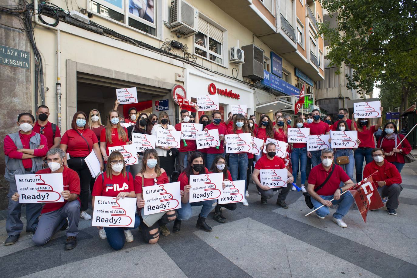 Fotos: Los trabajadores de la empresa Icono Enterprise se manifiestan en Murcia