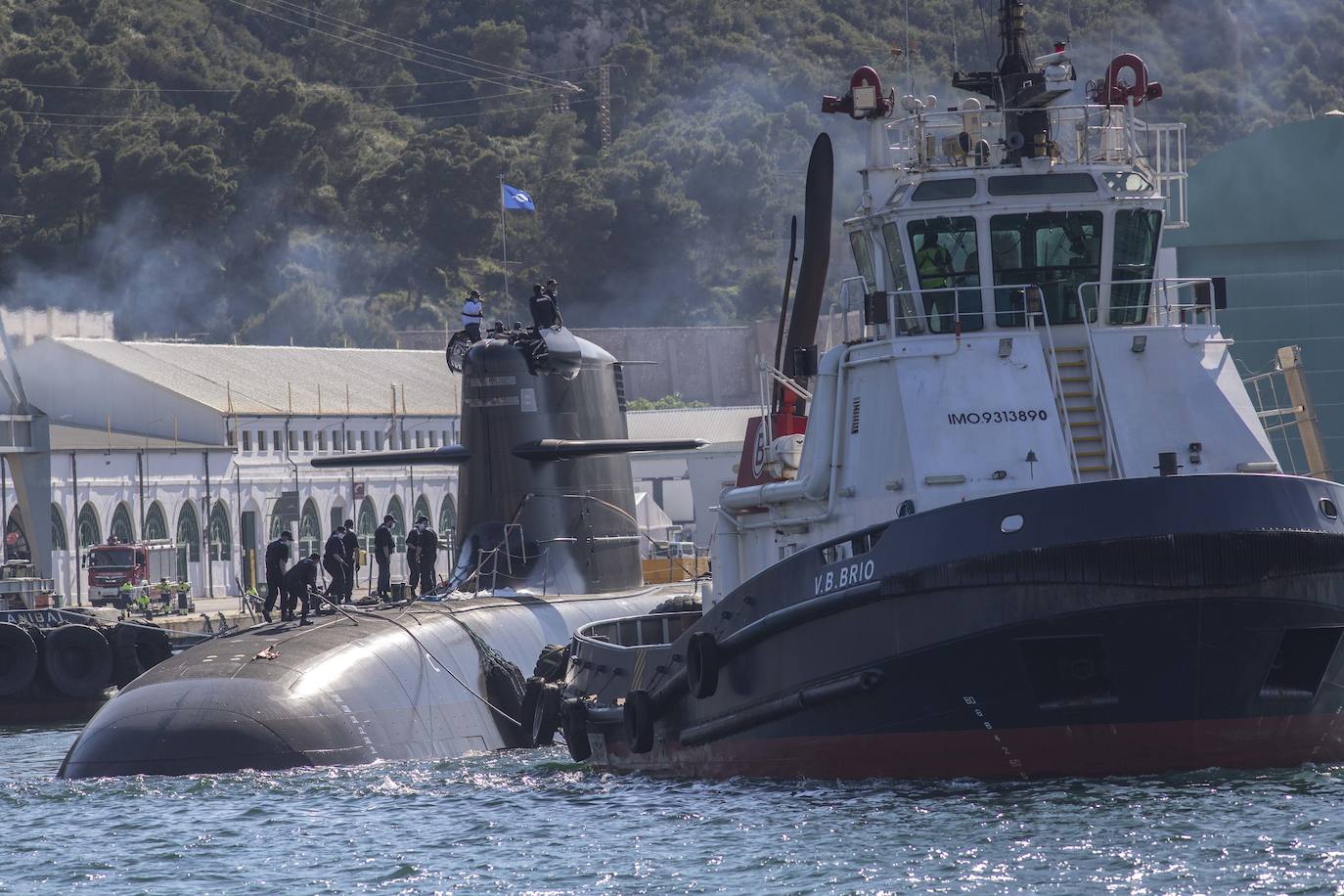 Fotos: El submarino &#039;Isaac Peral&#039; supera las primeras prubas de soplado