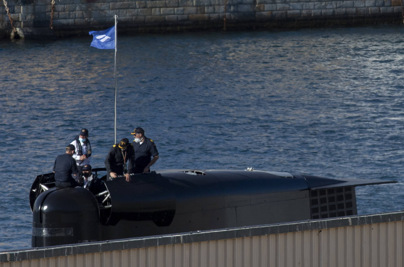 Fotos: El submarino &#039;Isaac Peral&#039; supera las primeras prubas de soplado