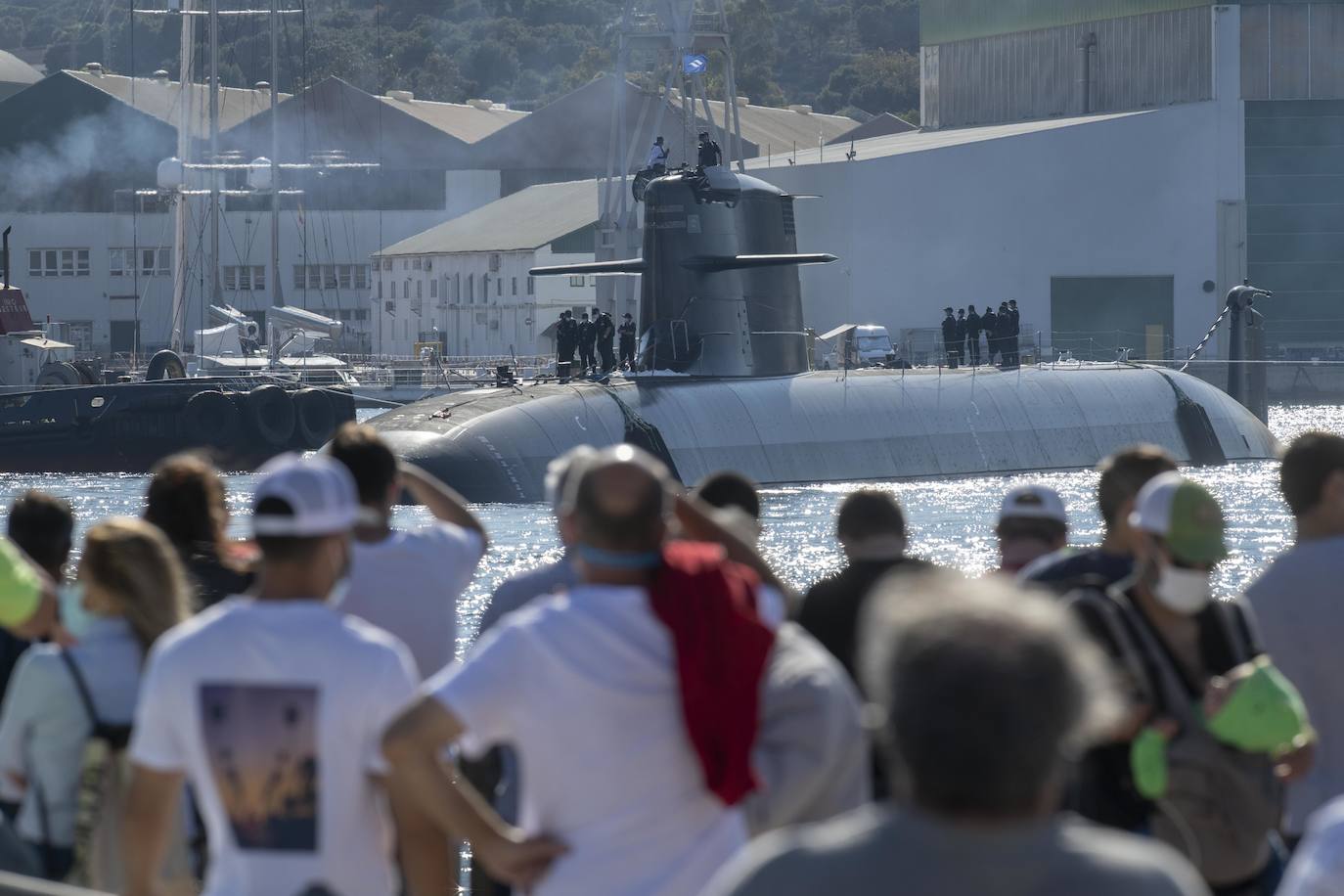 Fotos: El submarino &#039;Isaac Peral&#039; supera las primeras prubas de soplado