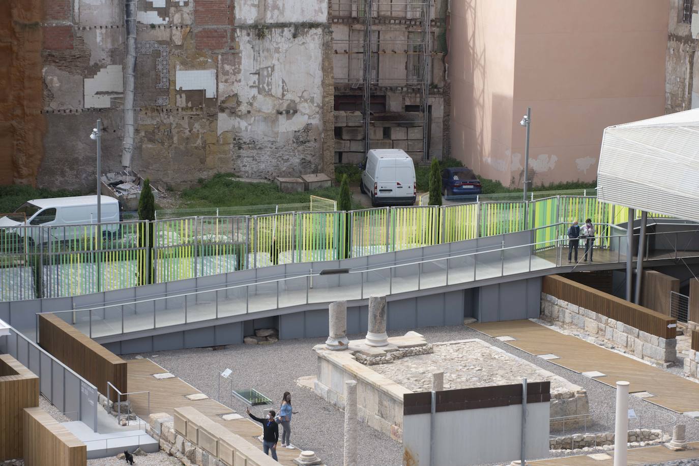 Fotos: Vecinos de Cartagena denuncian la «penosa» imagen de las calles aledañas al Museo del Foro