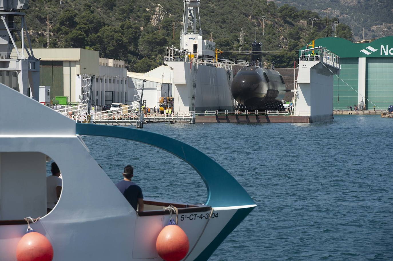 Fotos: El submarino &#039;Isaac Peral&#039; supera las primeras prubas de soplado