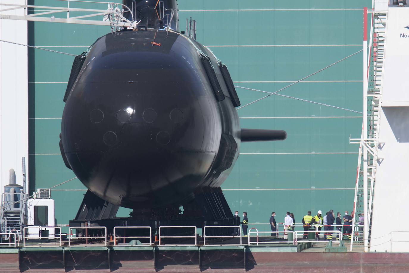 Fotos: El submarino &#039;Isaac Peral&#039; supera las primeras prubas de soplado