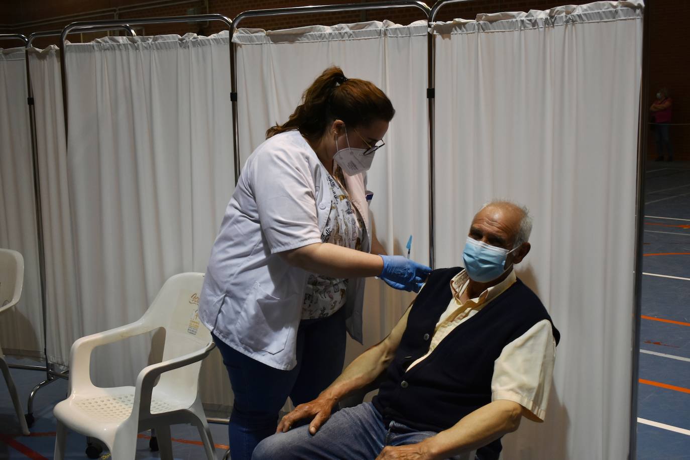 Fotos: Vacunación contra la Covid en Caravaca de la Cruz