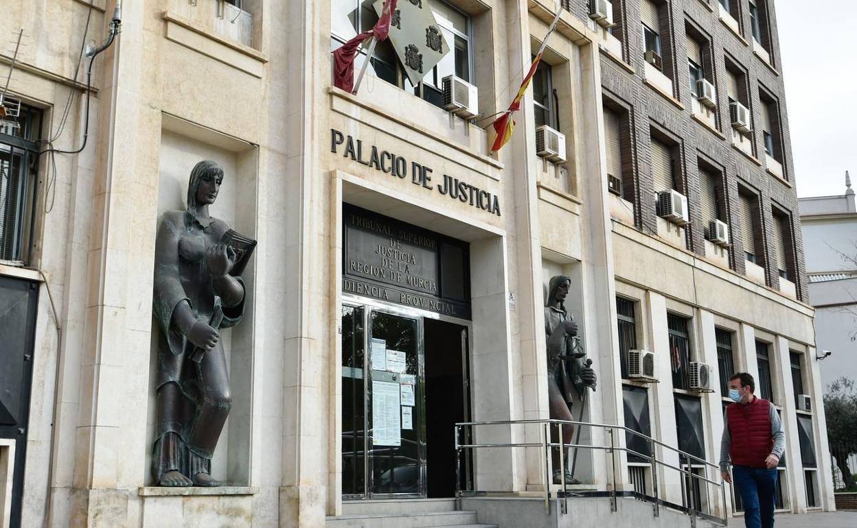 El Palacio de Justicia de Murcia en una imagen de archivo.