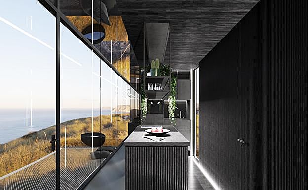 El hotel autónomo instalado en Gorafe es «la autosuficiencia llevada al extremo», indican sus creadores. 