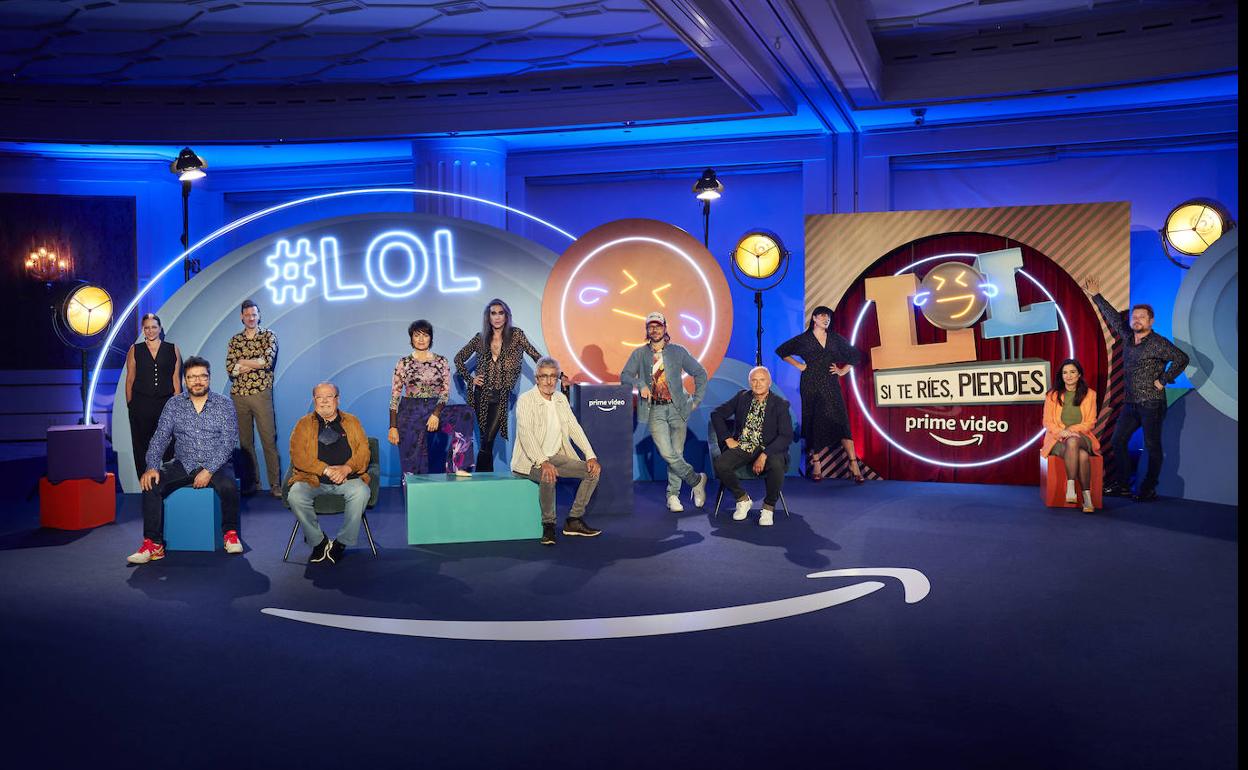 Los cómicos participantes en 'LOL: Si te ríes pierdes', la nueva apuesta de humor de Amazon Prime Video. 