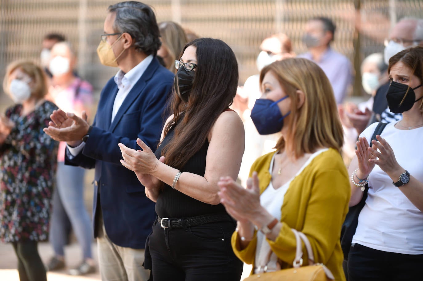 Fotos: Homenaje póstumo a la magistrada María Poza en la Ciudad de la Justicia de Murcia