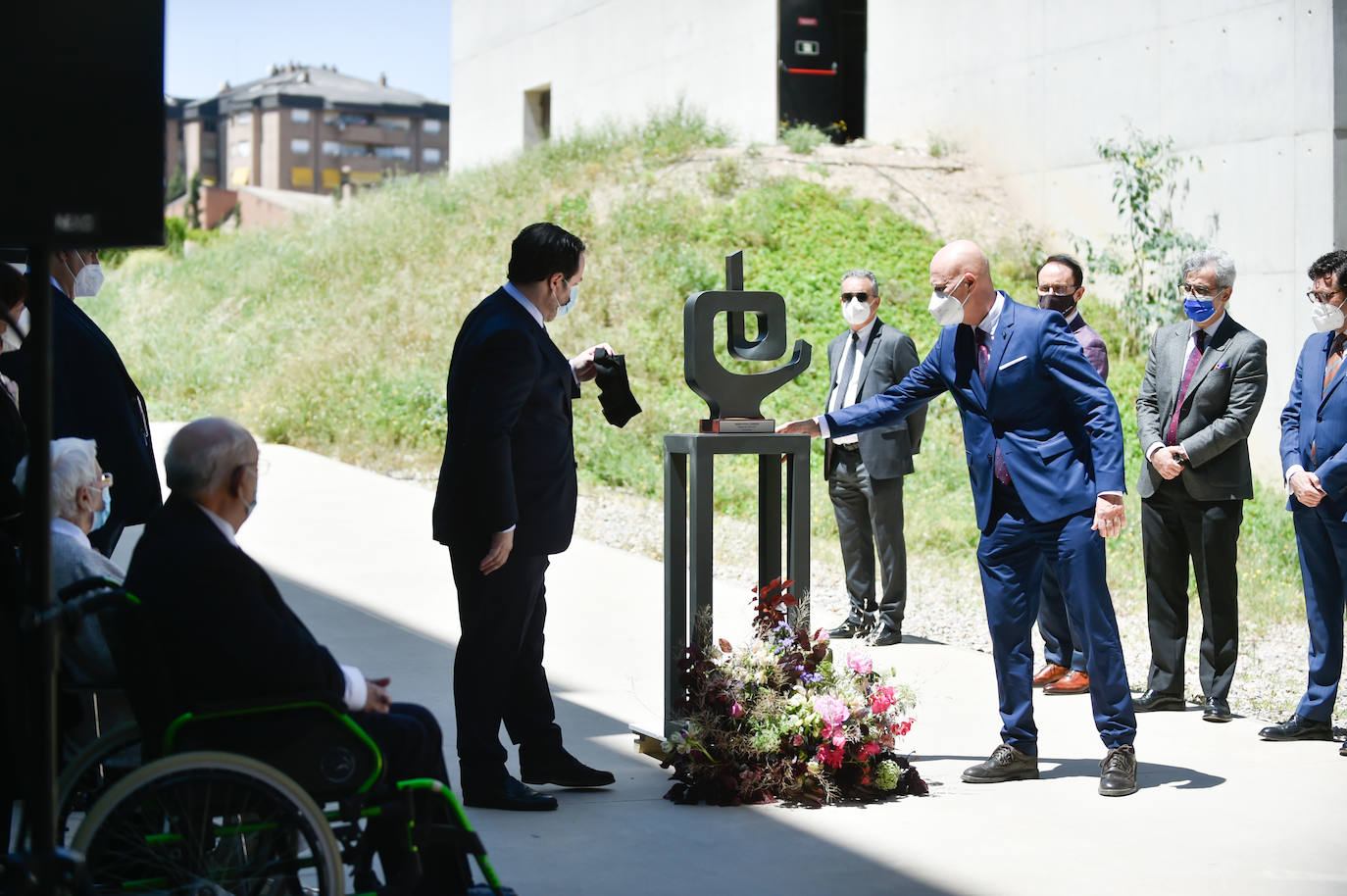 Fotos: Homenaje póstumo a la magistrada María Poza en la Ciudad de la Justicia de Murcia