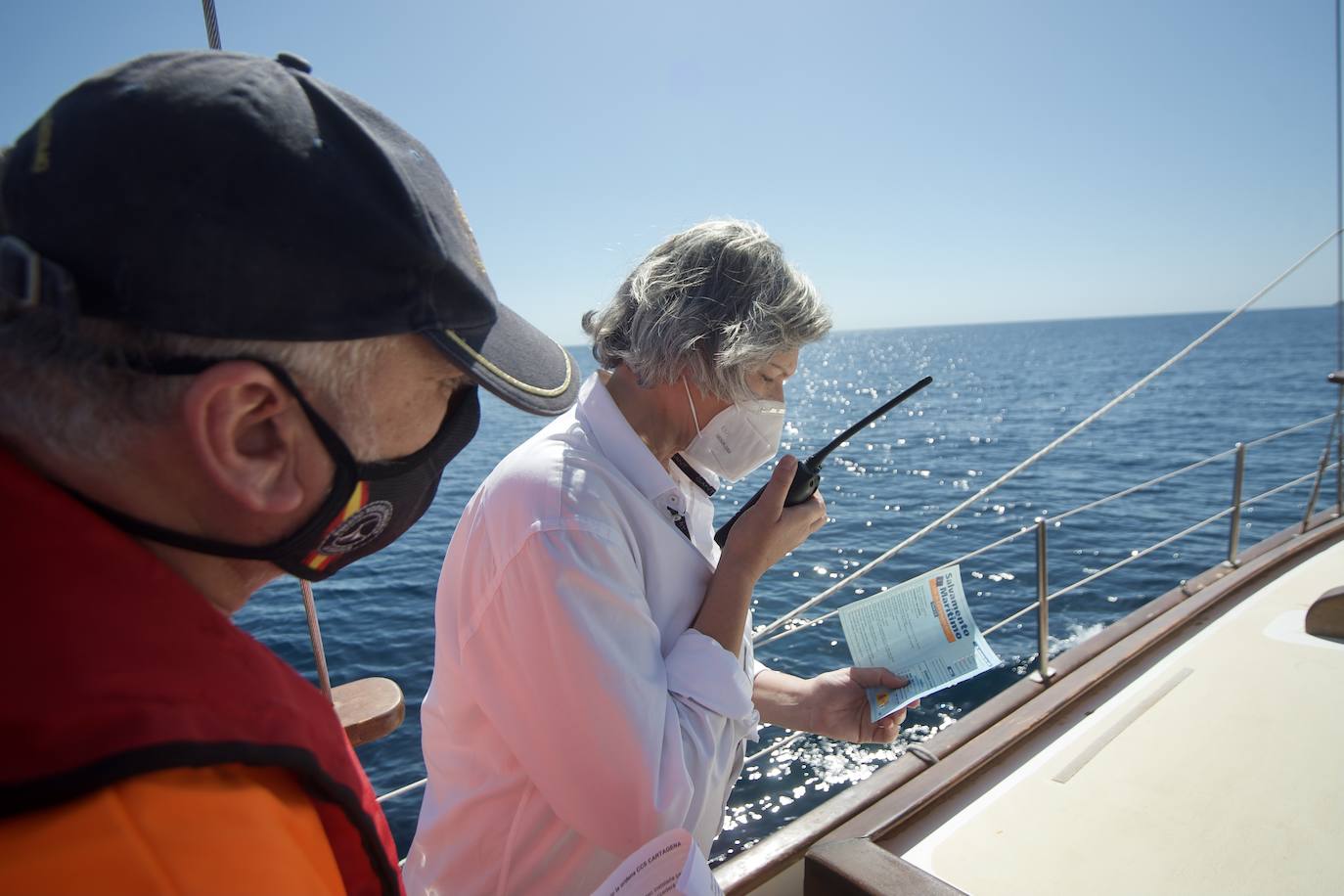 Fotos: Rescate por mar y aire en Isla Grosa