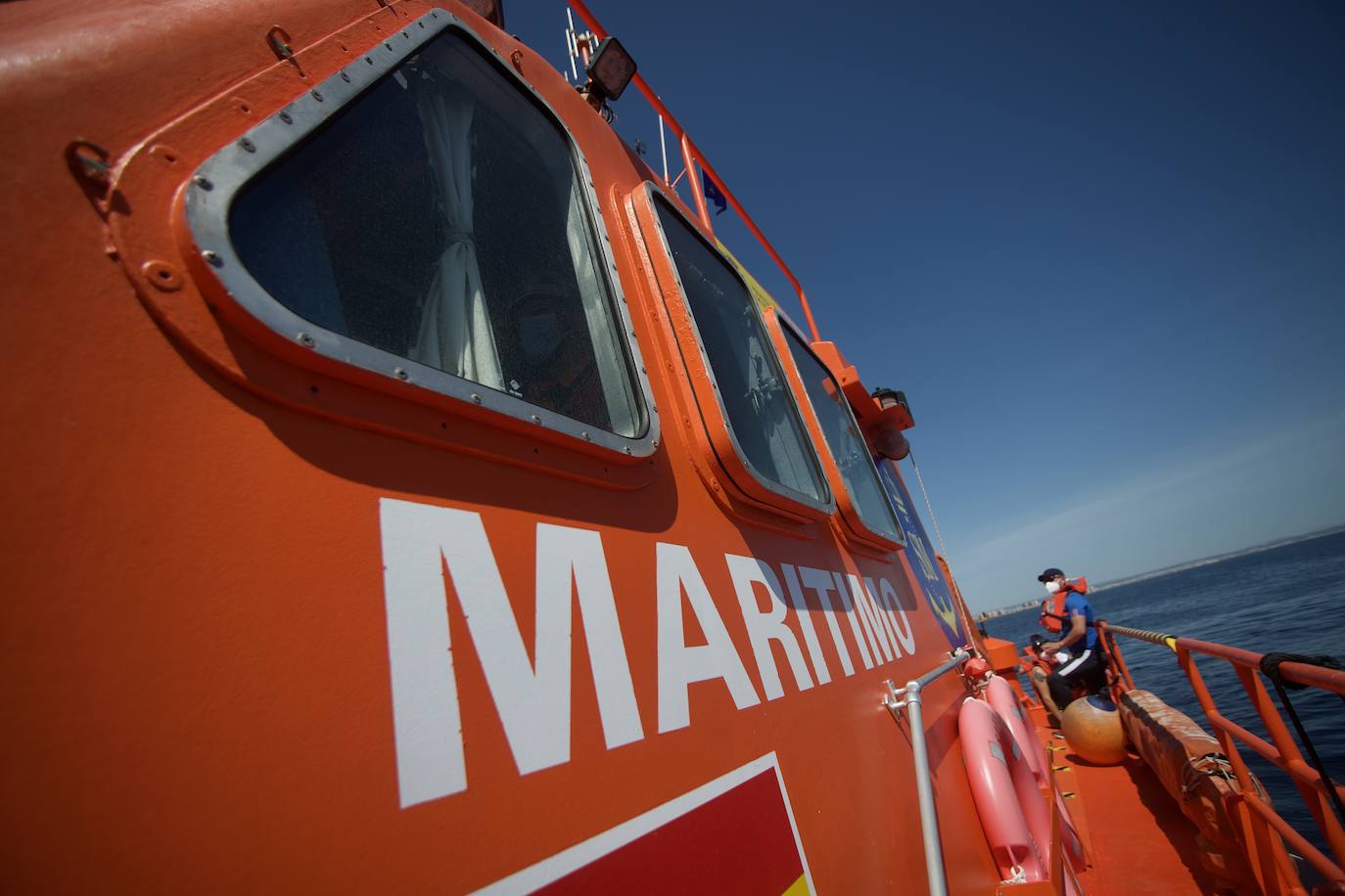 Fotos: Rescate por mar y aire en Isla Grosa