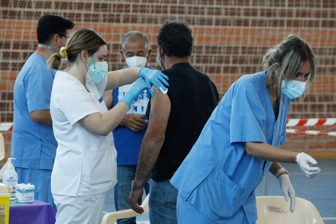 Fotos: Vacunación en Puerto Lumbreras