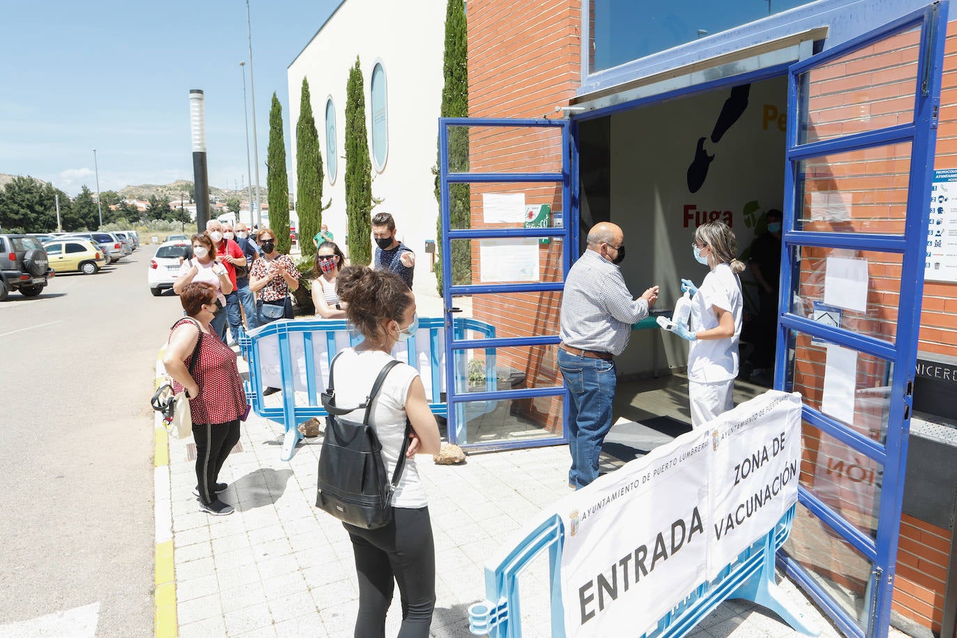 Fotos: Vacunación en Puerto Lumbreras