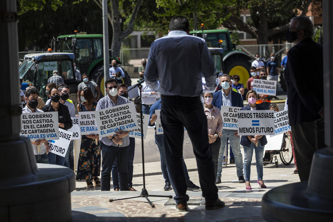 Fotos: Manifestación en defensa del Trasvase Tajo-Segura en Cartagena