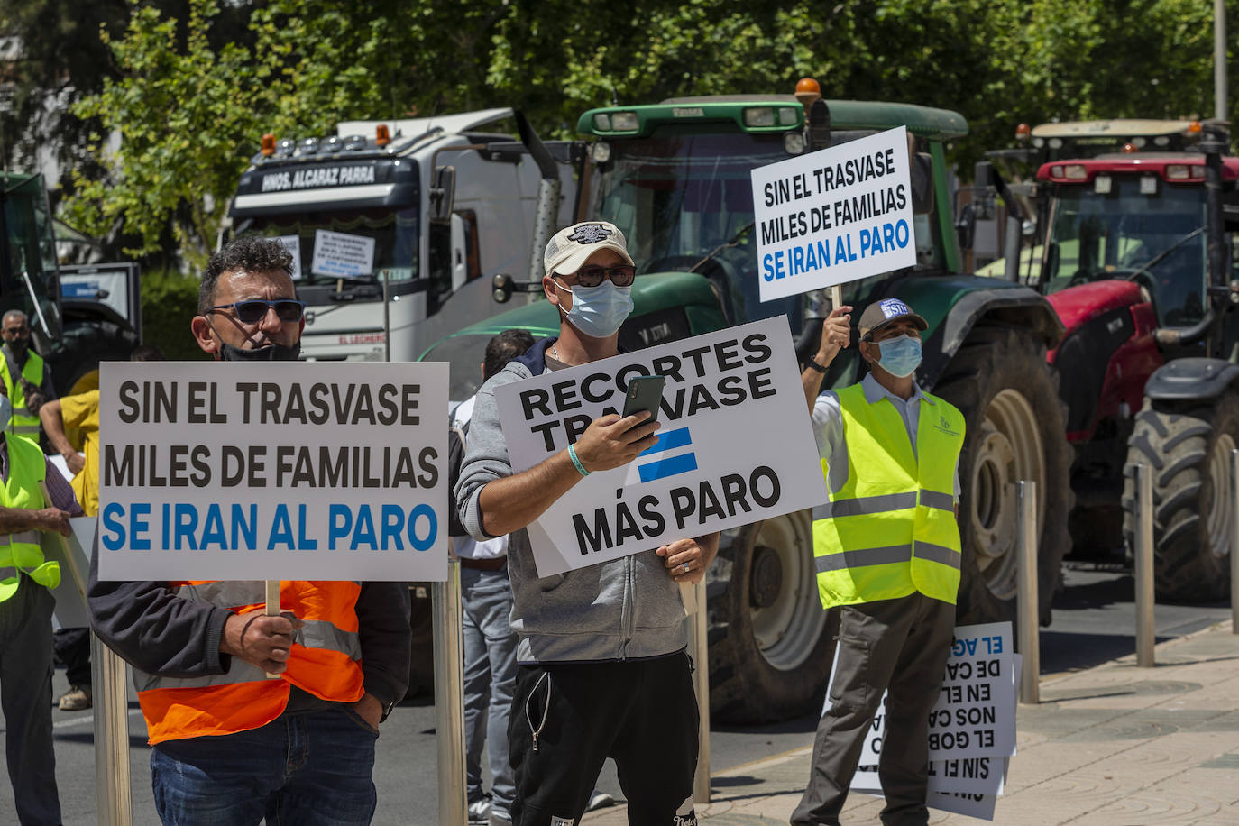 Fotos: Manifestación en defensa del Trasvase Tajo-Segura en Cartagena