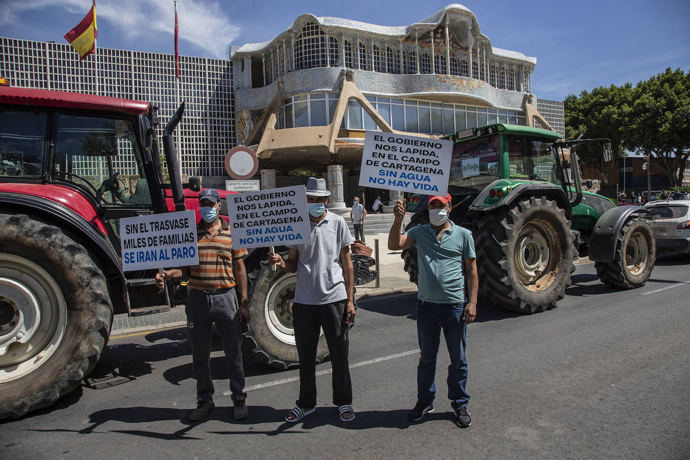 Fotos: Manifestación en defensa del Trasvase Tajo-Segura en Cartagena