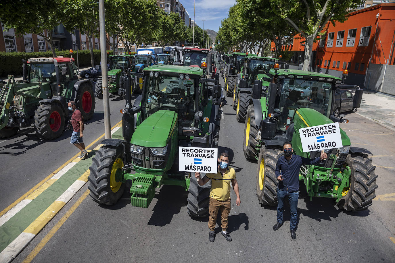 Fotos: Manifestación en defensa del Trasvase Tajo-Segura en Cartagena