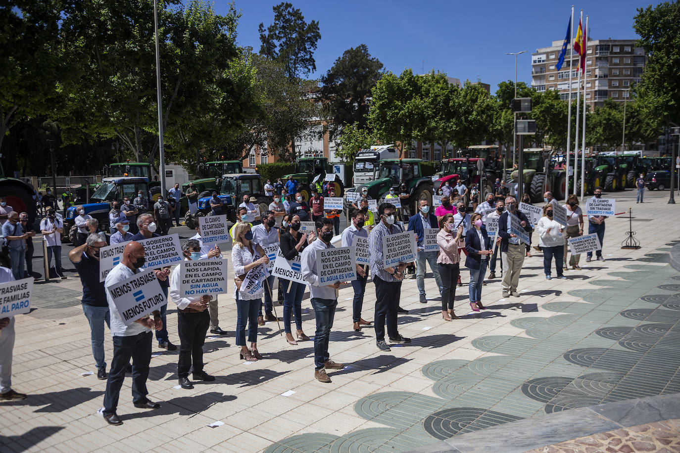Fotos: Manifestación en defensa del Trasvase Tajo-Segura en Cartagena
