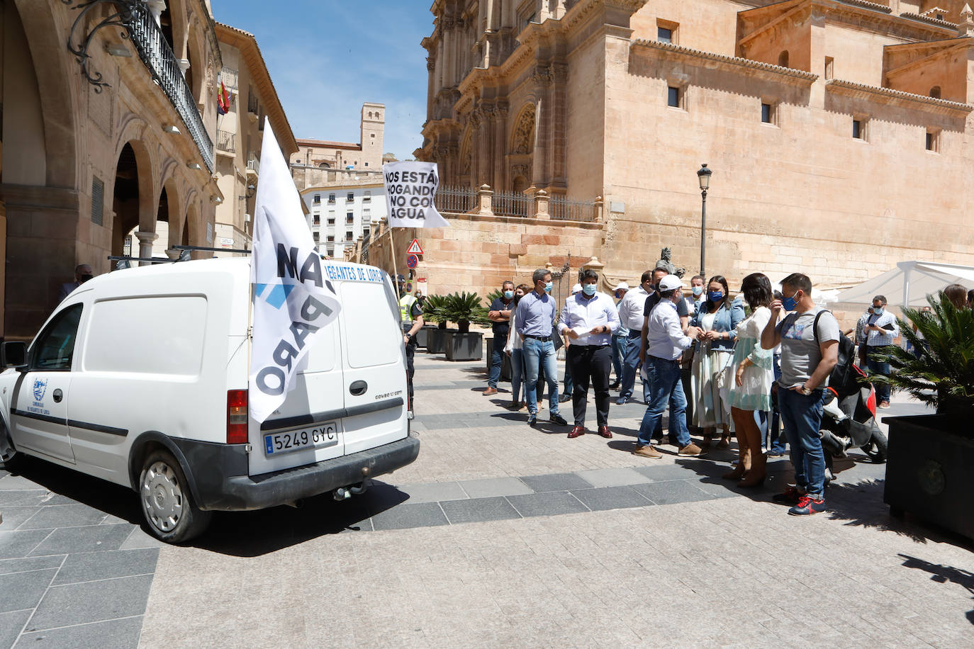 Fotos: Manifestación en defensa del Trasvase en Lorca
