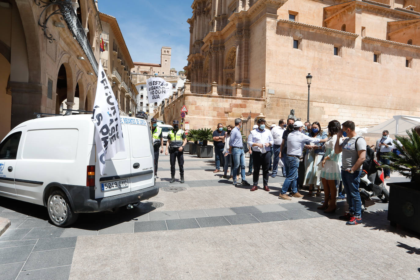 Fotos: Manifestación en defensa del Trasvase en Lorca