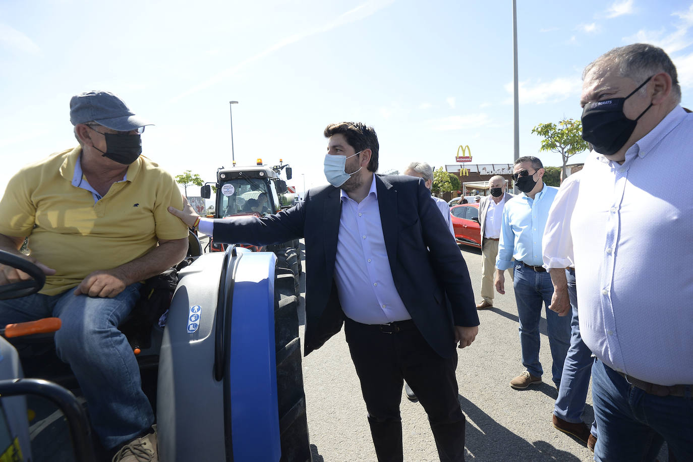 Fotos: Tractorada en favor del Trasvase llevada a cabo en Alcantarilla