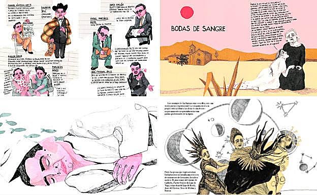 El 'Federico' de Ilu Ros, según la escritora Elvira Lindo, «está lleno de pasión, arte, vida y poesía. Un fino y riguroso trabajo documental que ilustra con su trazo libre, evocador y personalísimo. Una joya». En estas páginas aparecen varios ejemplos de ese universo particular. Icono de generaciones pasadas, presentes y futuras, decía Jorge Guillén que «cuando se estaba con Federico no hacía ni frío ni calor, hacía Federico». 